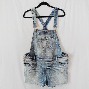 Torrid Overall Shorts Womens Sz8 18